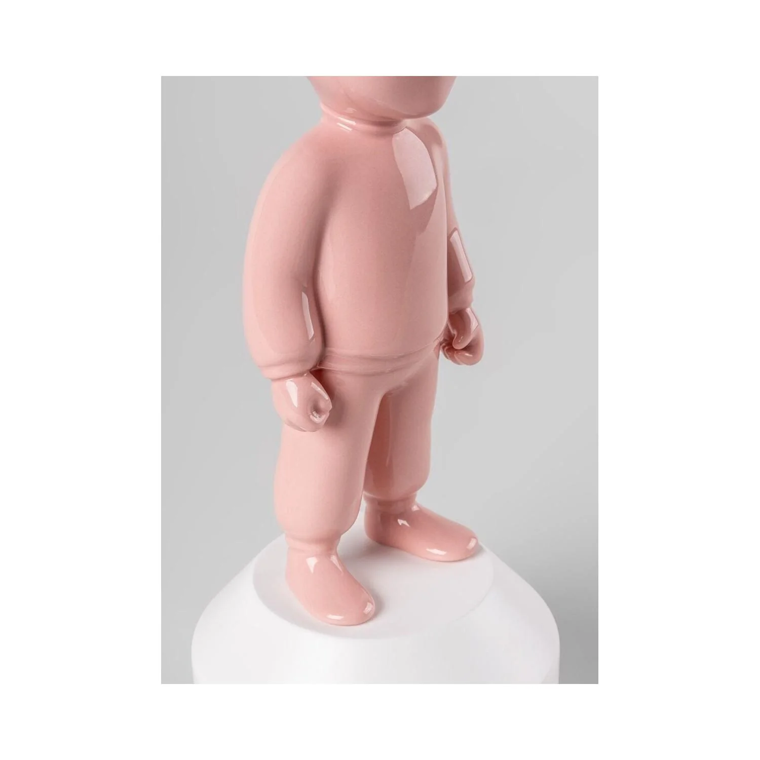 LLADRO' Scultura The Pink Guest Modello Piccolo 30x11cm Porcellana - Image 5