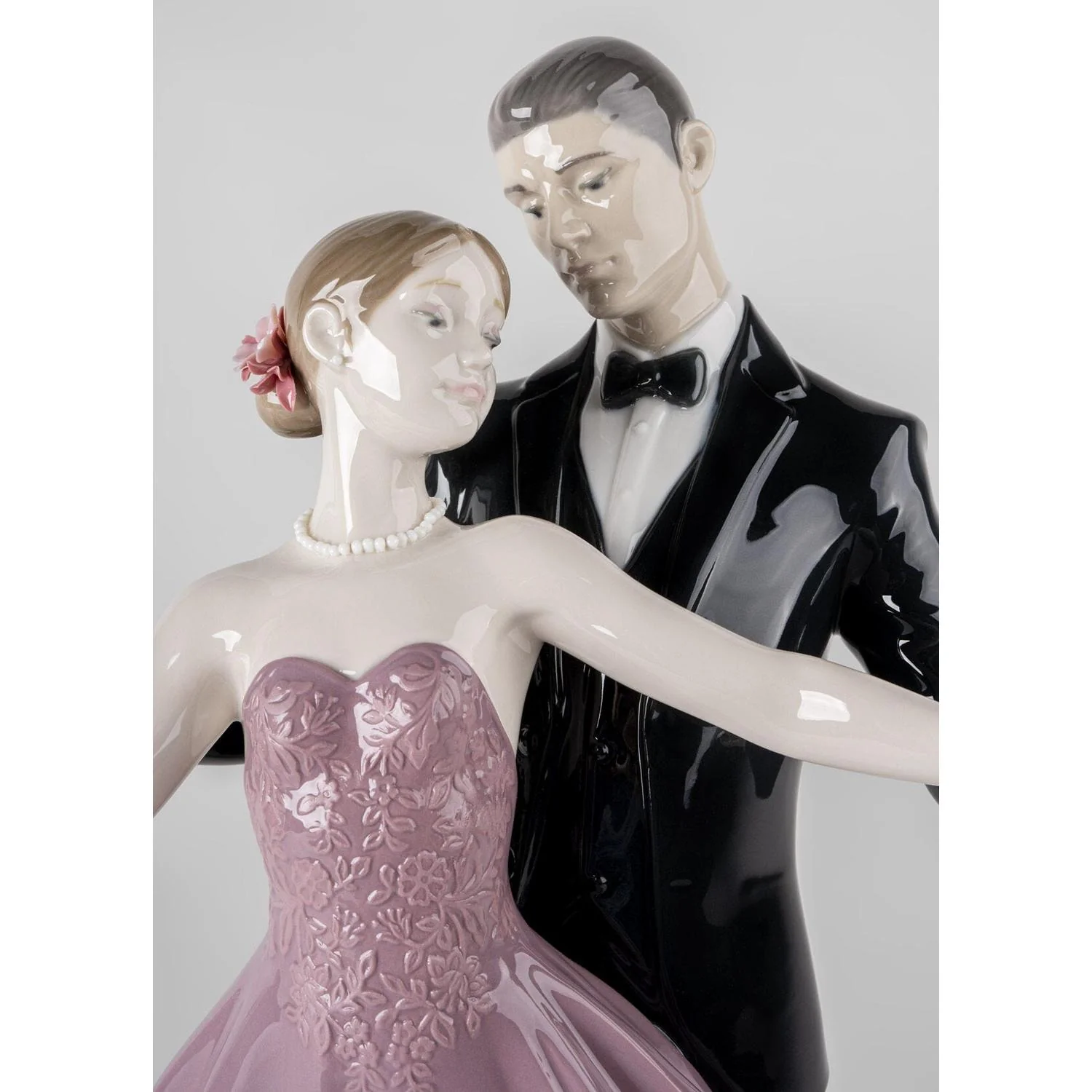 LLADRO' Scultura Valzer D'Anniversario 38x28cm Porcellana - Image 3