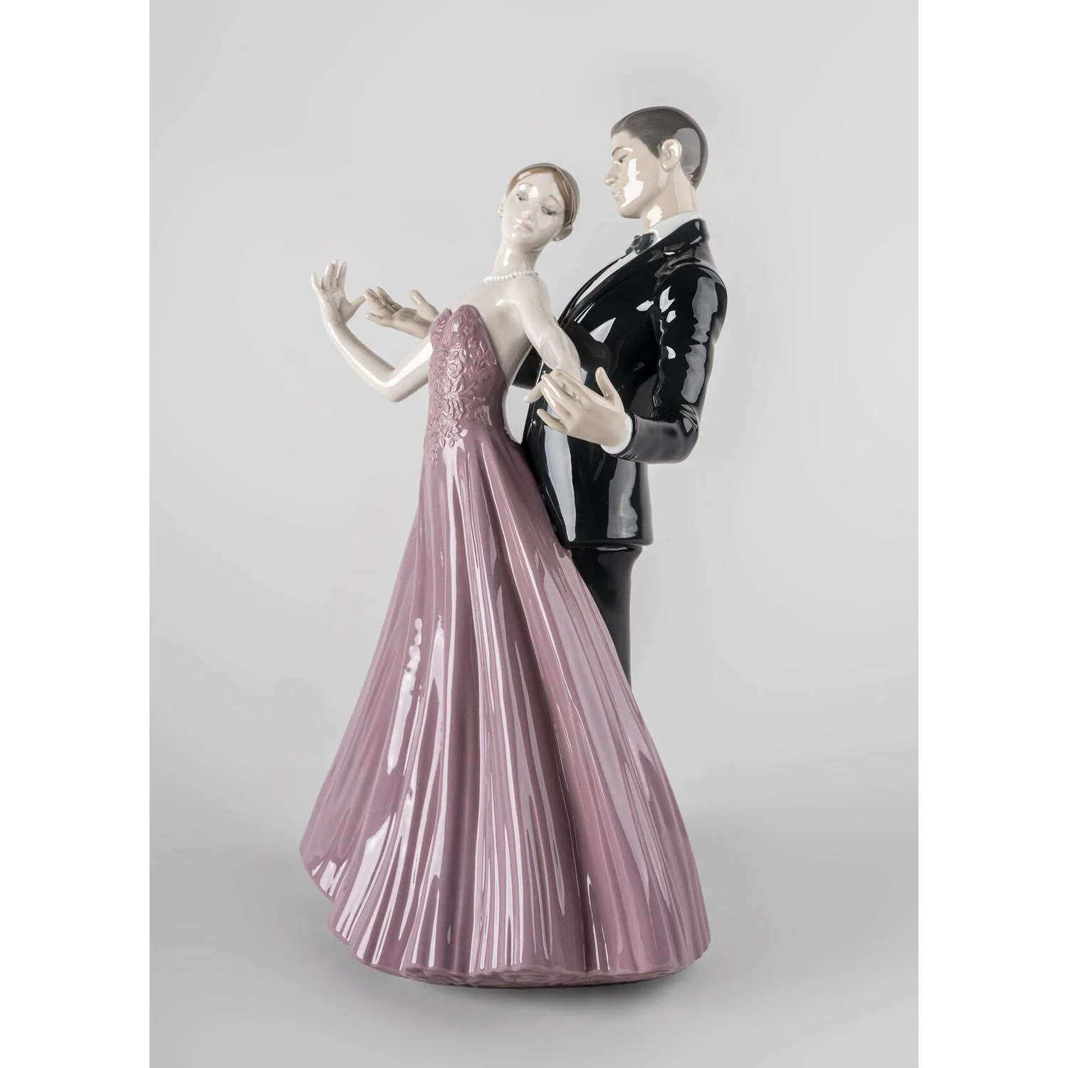 LLADRO' Scultura Valzer D'Anniversario 38x28cm Porcellana - Image 4