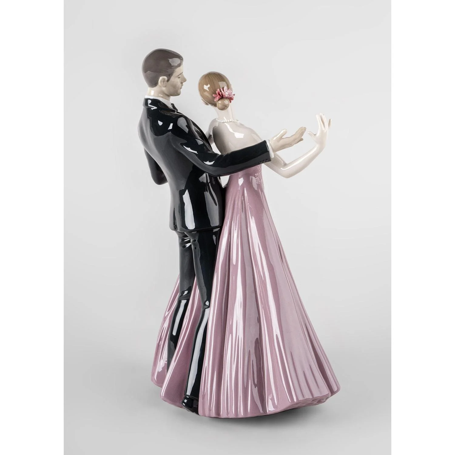 LLADRO' Scultura Valzer D'Anniversario 38x28cm Porcellana - Image 5