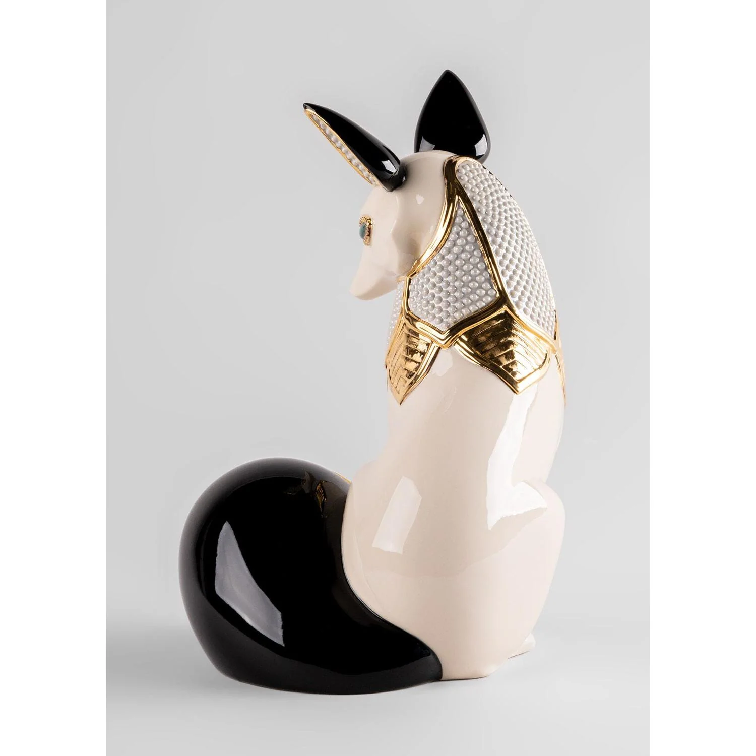 LLADRO' Scultura Volpe Gioiello 32x21cm Porcellana - Image 5
