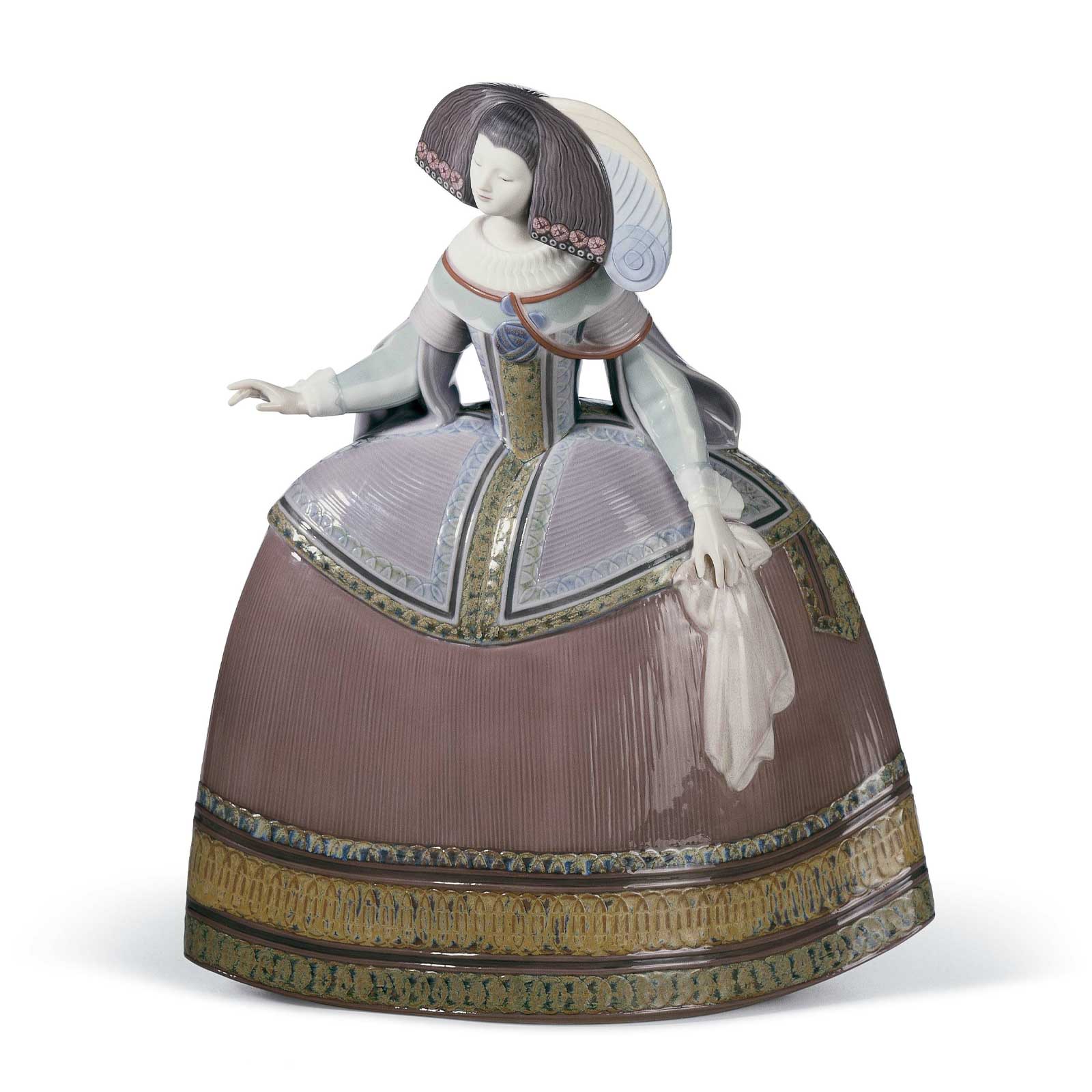 LLADRO' Statua Figura Damigella Menina 30cm Porcellana