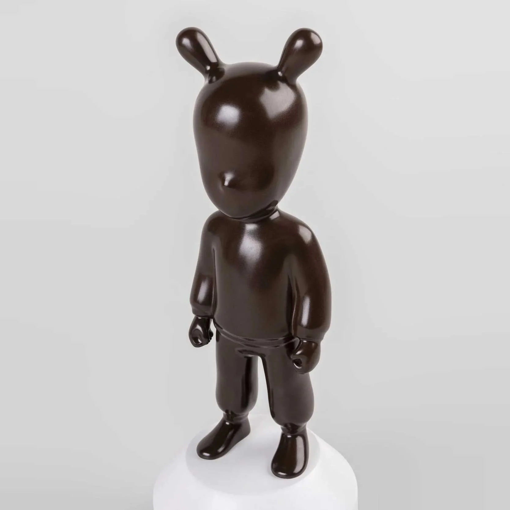 LLADRO' Statua Figura The Chocolate Guest 30cm Porcellana - Image 2