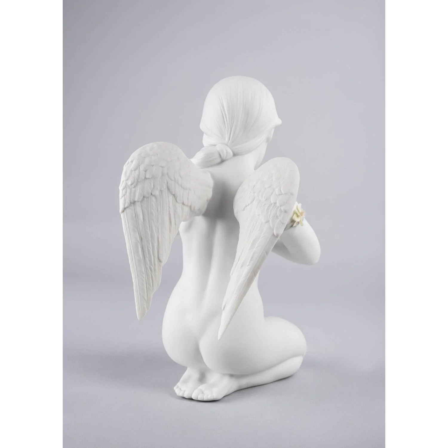 LLADRO' Figurina Angelo Cuore Celestiale 29x20cm Porcellana - Image 2