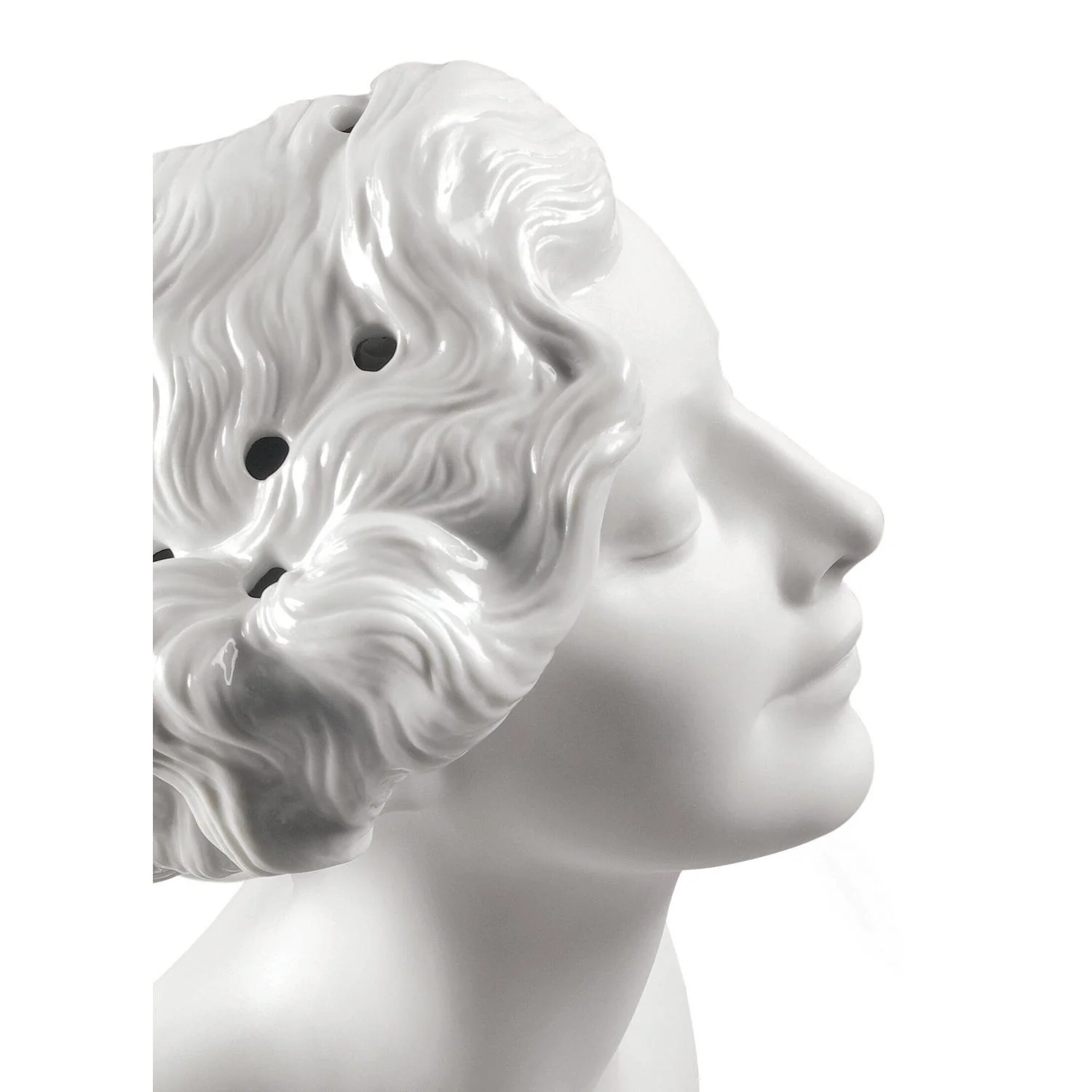 LLADRO' Vaso Busto Donna Daisy 26x17cm Porcellana - Image 5