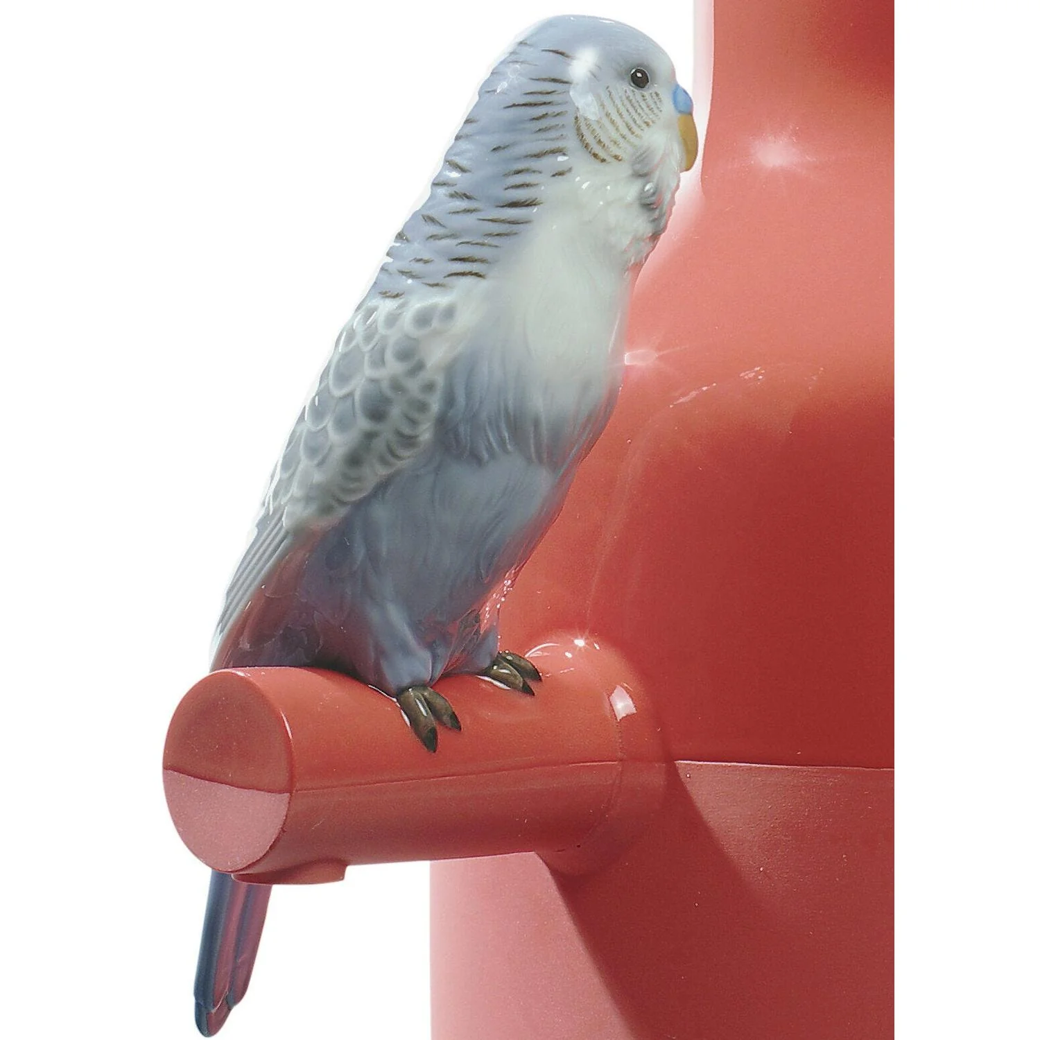 LLADRO' Vaso Parrot Parade Rosso Corallo 41x25cm Porcellana - Image 5