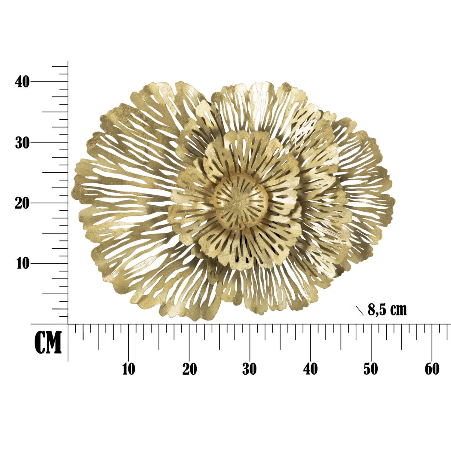 MAURO FERRETTI Pannello Decorativo Decorazione Parete Ferro 52,5x40cm - Image 8