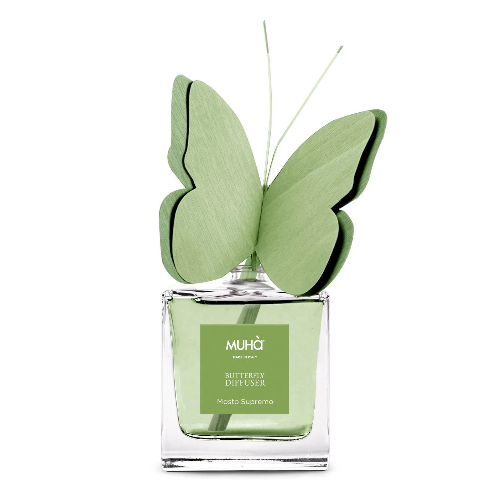 MUHA'  Profumatore D'Ambiente Diffusore Butterfly 50ml Mosto Supremo