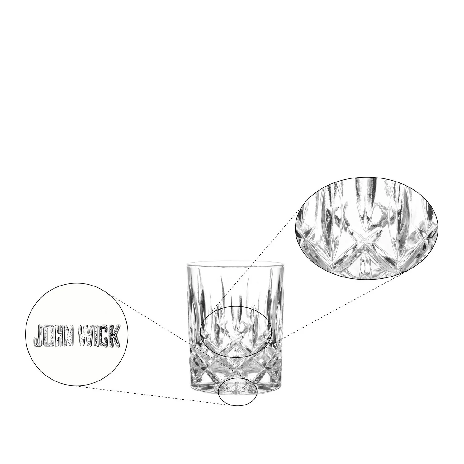 NACHTMANN John Wick Tumbler Bicchiere Whisky Set 2 Pezzi 295ml Cristallo - Image 2