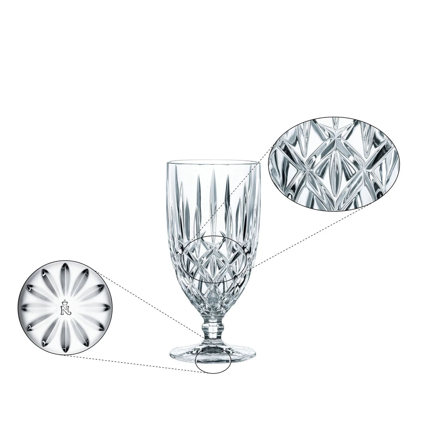 NACHTMANN Noblesse Calice Bicchiere da Birra Set 4 Pezzi 400ml Cristallo - Image 2