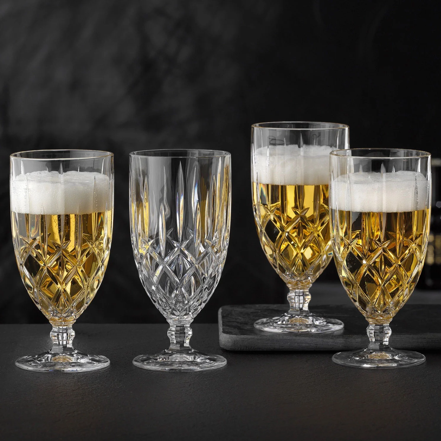NACHTMANN Noblesse Calice Bicchiere da Birra Set 4 Pezzi 400ml Cristallo - Image 4