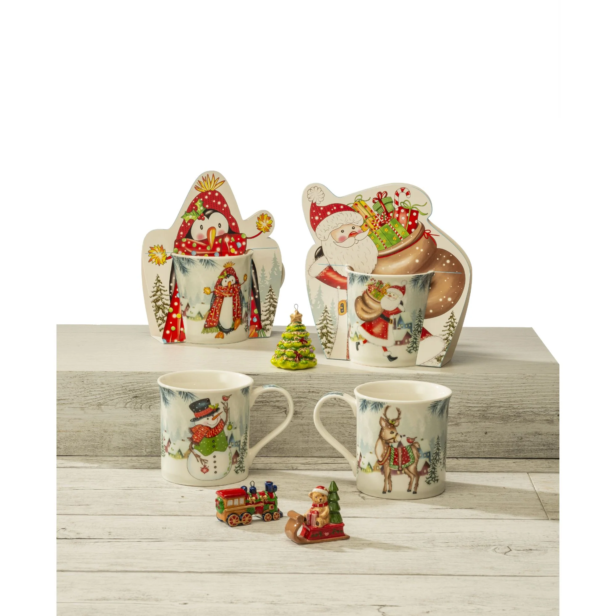 NOEL by Lamart - Mug Renna Tazza 9 cm Natale Decorazione Natalizia