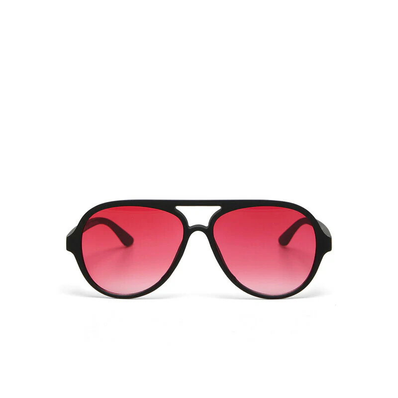 OKKIA Alessio Occhiali da Sole Unisex Goccia Nero Rosso - Image 6