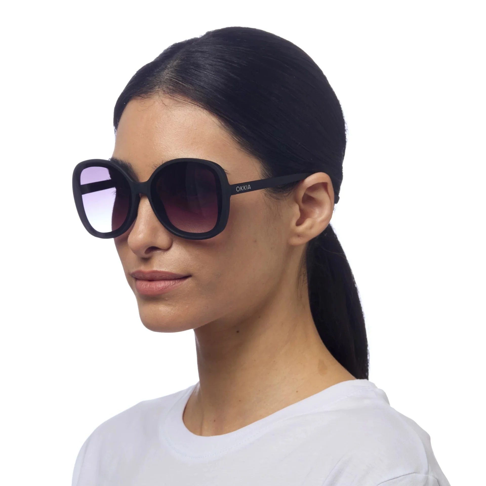 OKKIA Anna Occhiali da Sole Donna Nero - Image 3