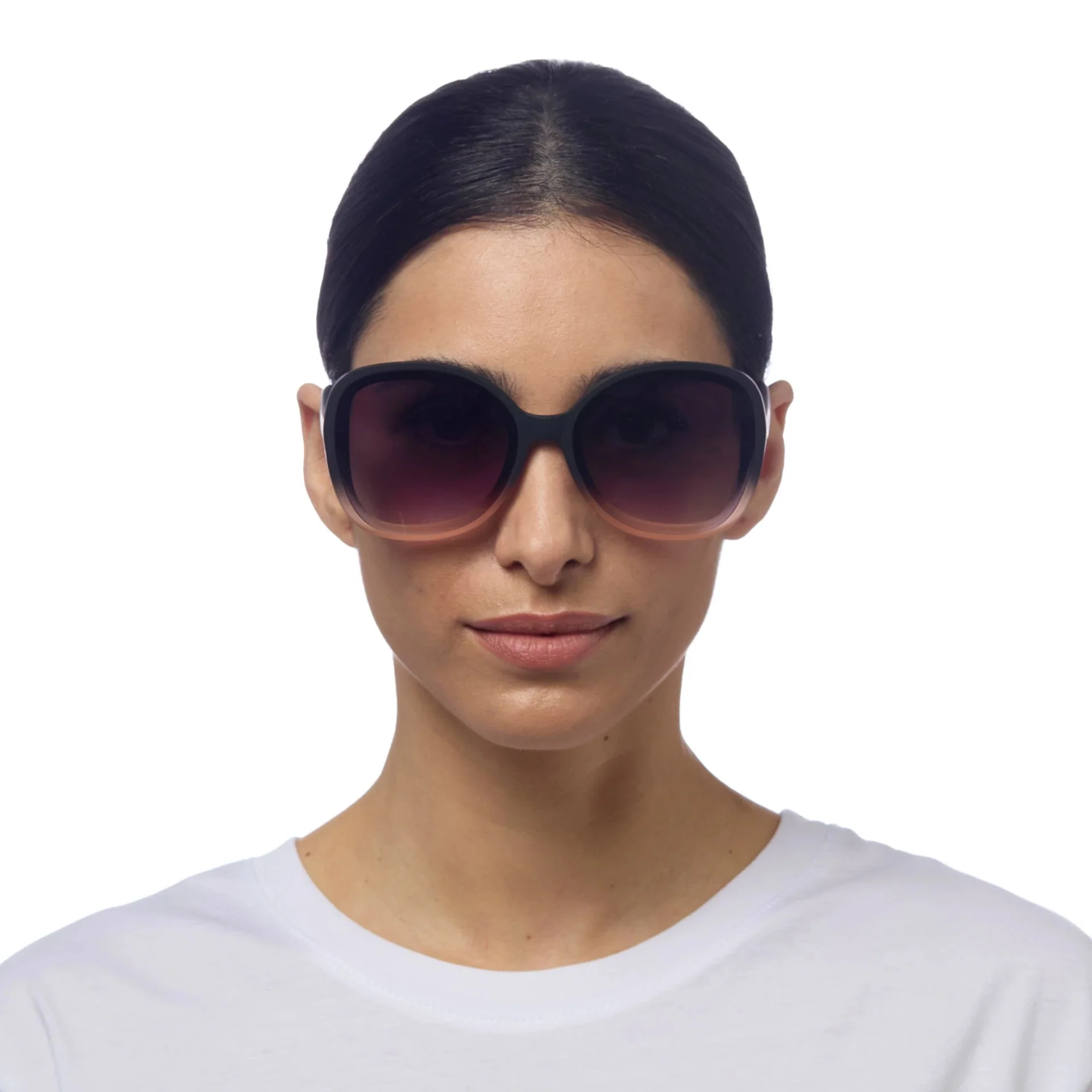 OKKIA Anna Occhiali da Sole Donna Nero Sfumato Rosa - Image 2
