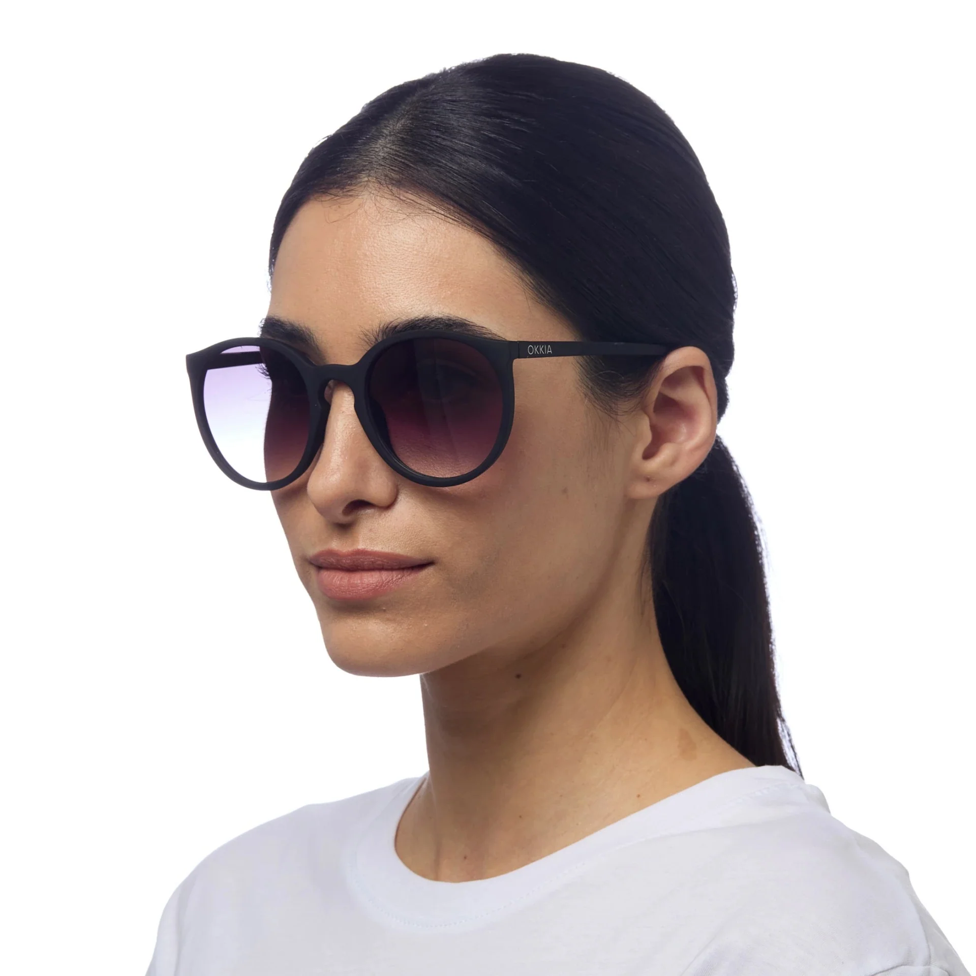 OKKIA Berlino Occhiali da Sole Donna Nero - Image 3