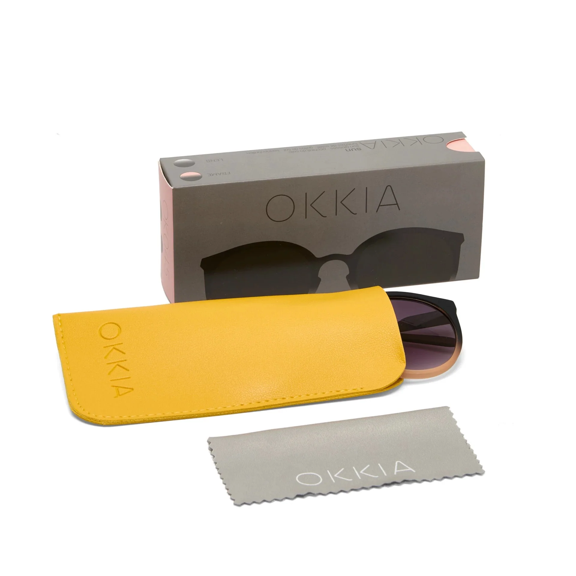 OKKIA Berlino Occhiali da Sole Donna Nero Rosa - Image 7