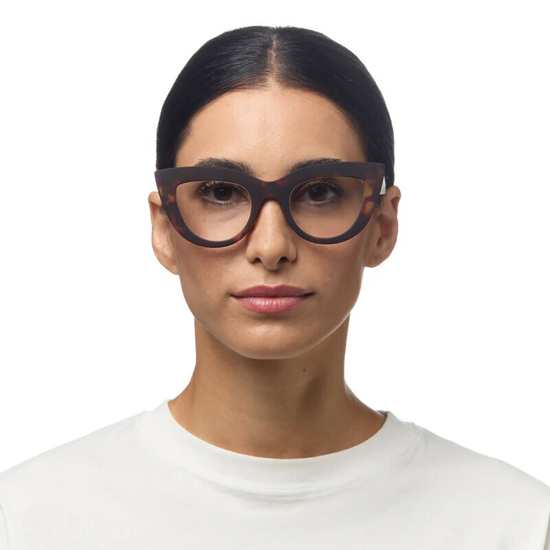 OKKIA Claudia Big Cat Eye Occhiali da Lettura Donna Avana +2.00 - Image 2
