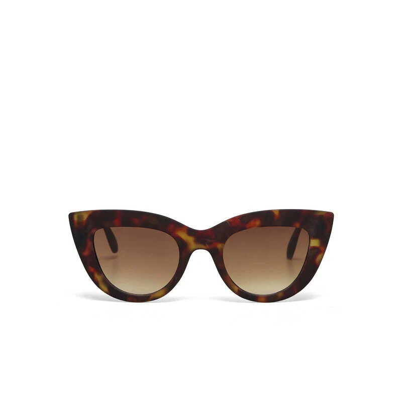 OKKIA Claudia Occhiali da Sole Donna Big Cat Eye Avana - Image 5