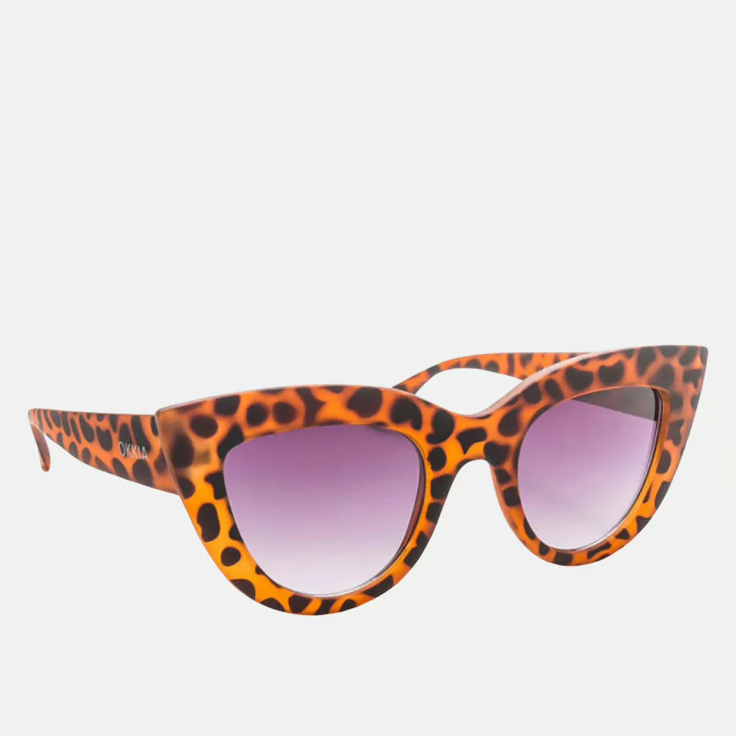 OKKIA Claudia Occhiali da Sole Donna Big Cat Eye Tartarugati - Image 2