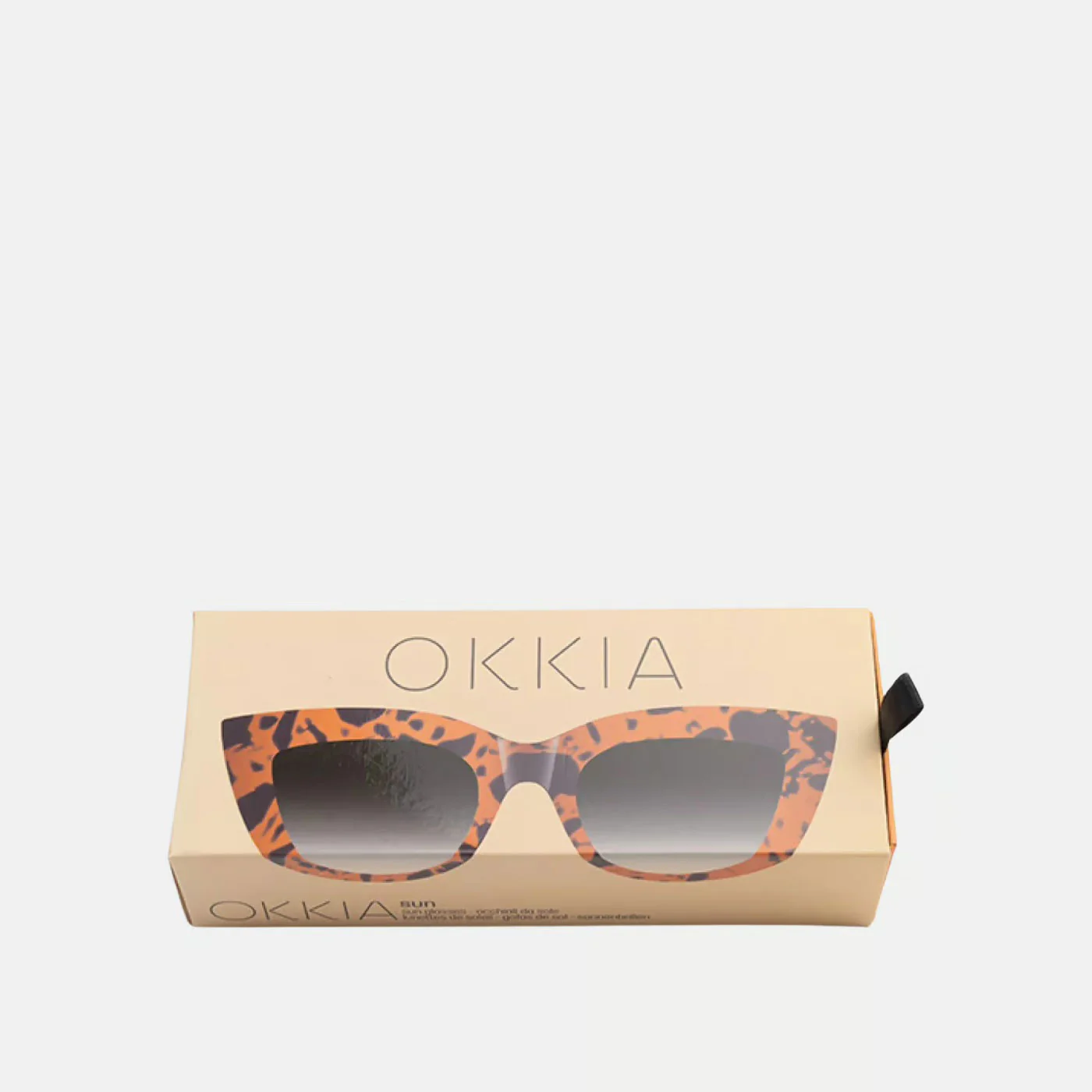 OKKIA Claudia Occhiali da Sole Donna Big Cat Eye Tartarugati - Image 4