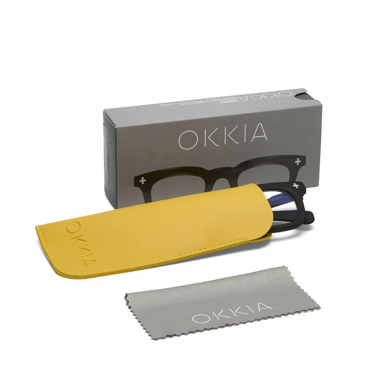 OKKIA Firenze Occhiali da Lettura Unisex Nero +2.00 - Image 9