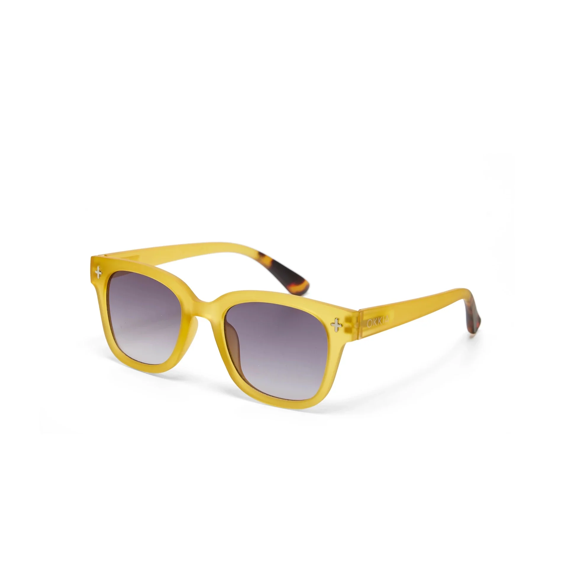 OKKIA Giovanni Occhiali da Sole Unisex Soft Touch Giallo - Image 5