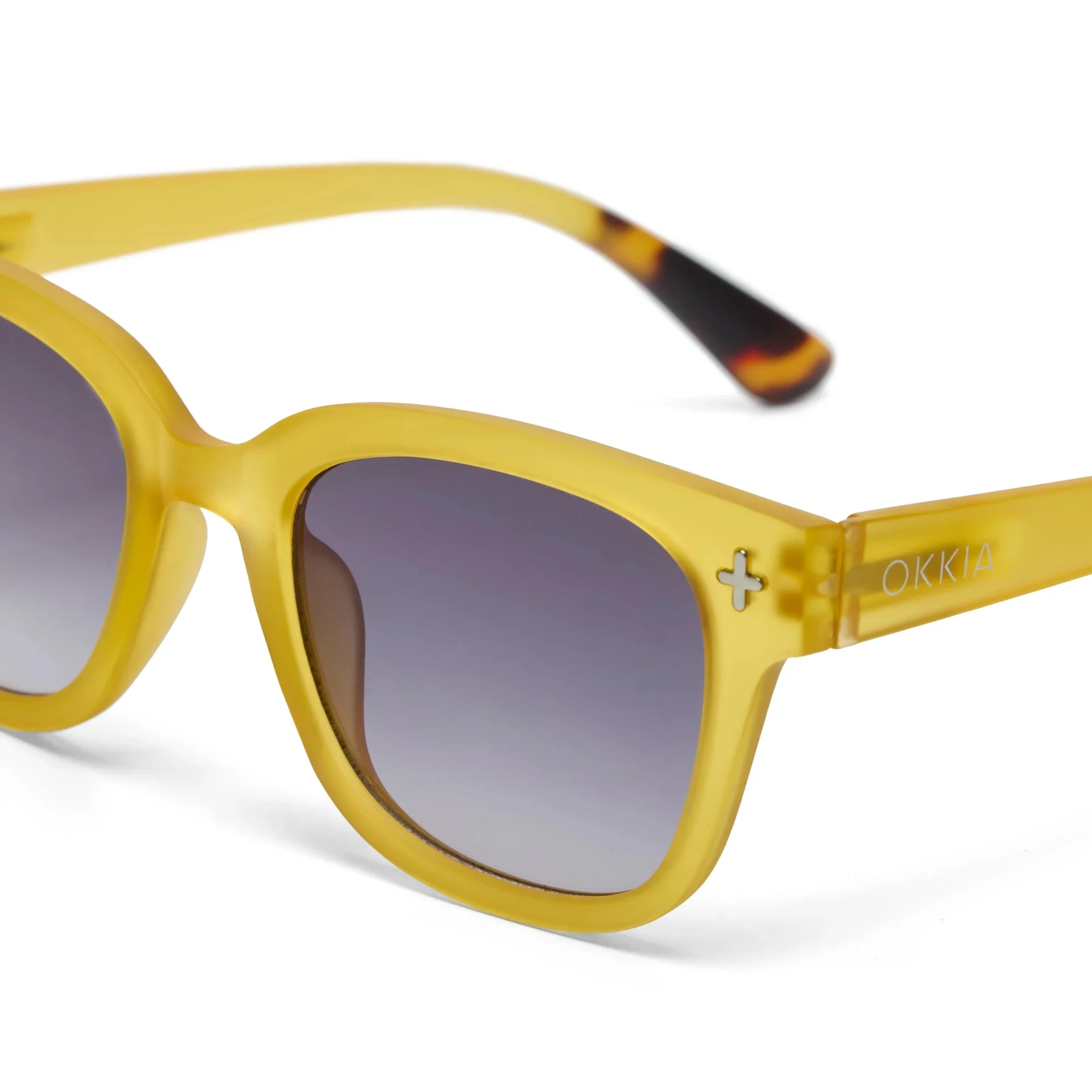 OKKIA Giovanni Occhiali da Sole Unisex Soft Touch Giallo - Image 6