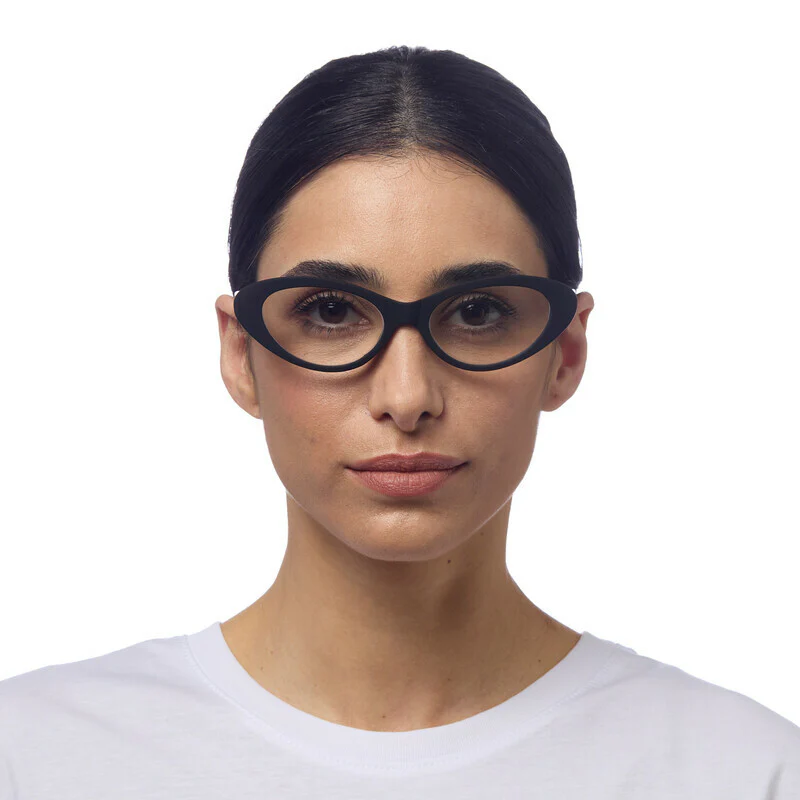 OKKIA Lina Small Cat Eye Occhiali da Lettura Donna Nero +1.00 - Image 2