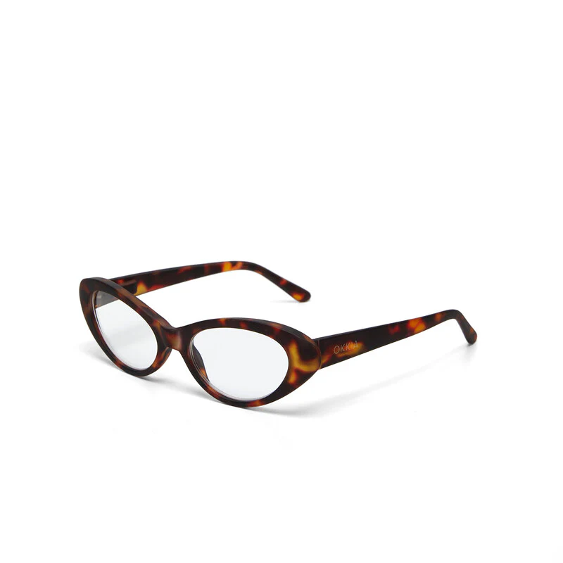 OKKIA Lina Small Cat Eye Occhiali da Lettura Donna Avana +1.00 - Image 5