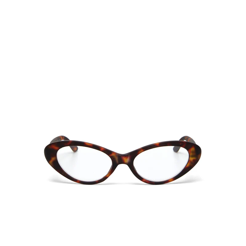 OKKIA Lina Small Cat Eye Occhiali da Lettura Donna Avana +3.00 - Image 4