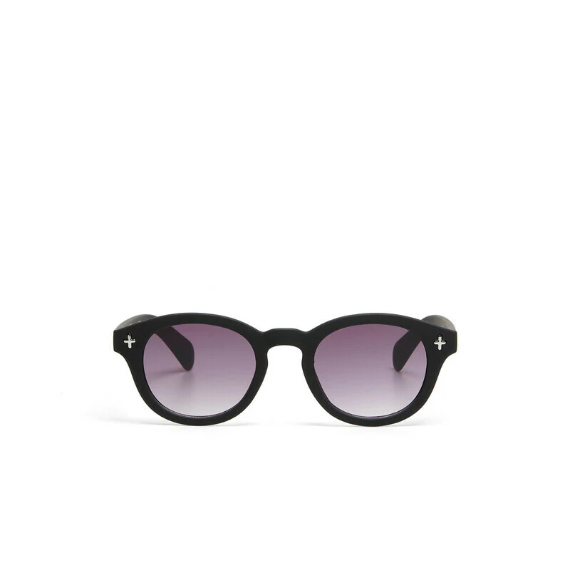 OKKIA Milano Occhiali da Sole Unisex Rotondo Nero - Image 6