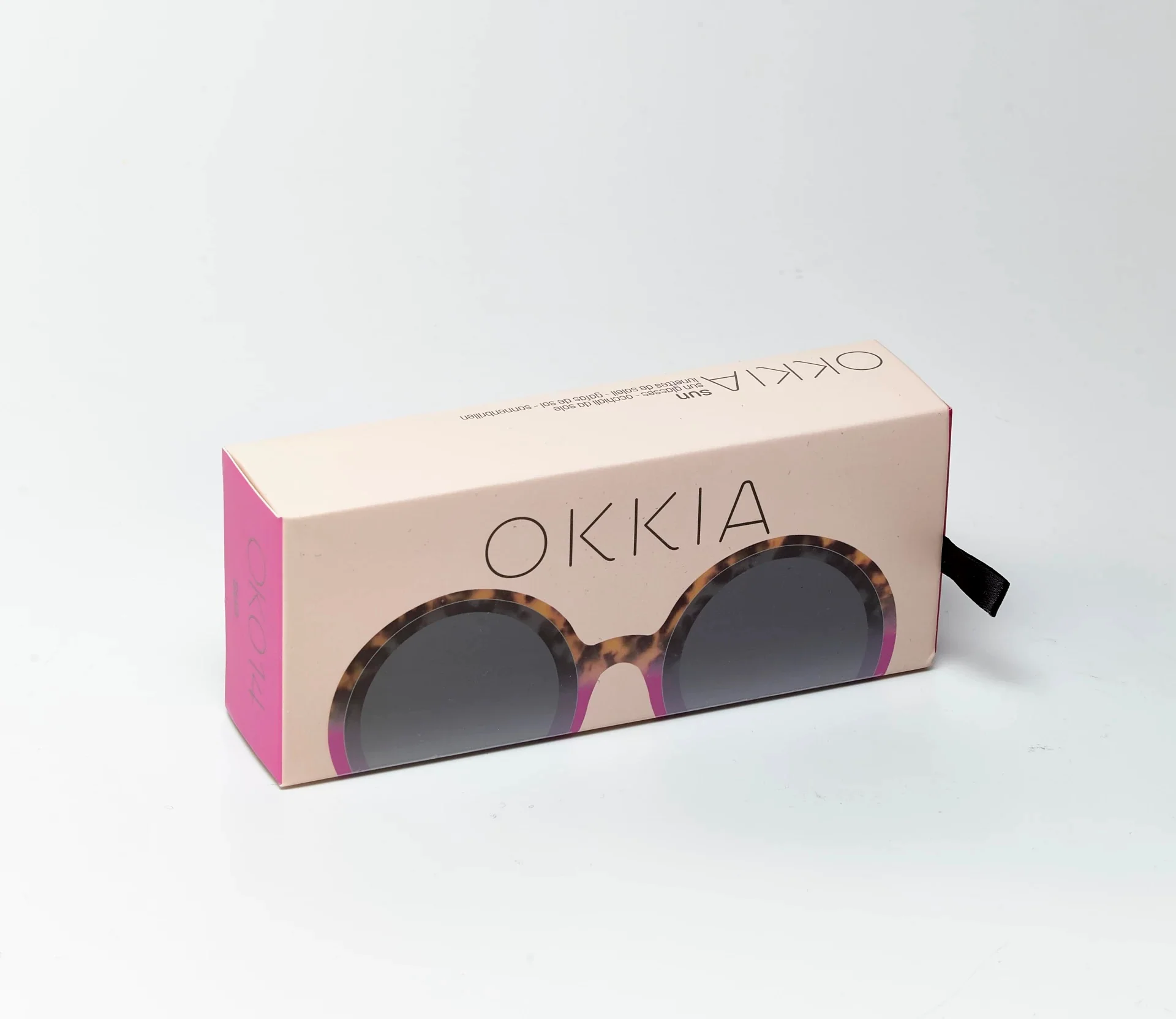 OKKIA Monica Occhiali da Sole Donna Tondi Avana Rosa - Image 6