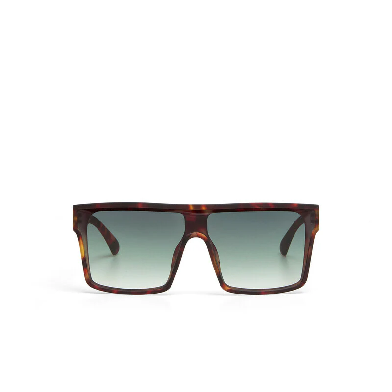 OKKIA Tokyo Occhiali da Sole Unisex Squadrato Avana Verde - Image 6