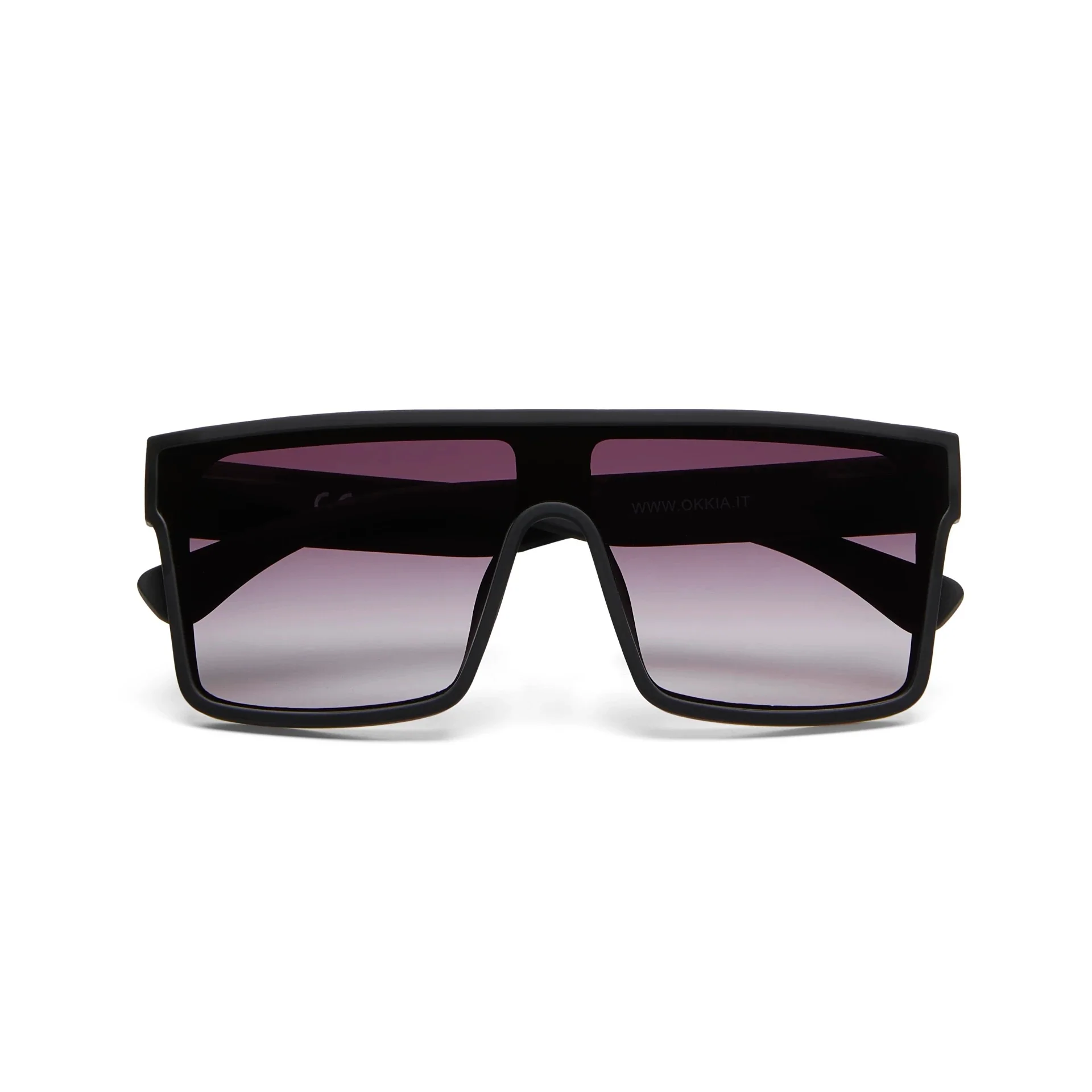 OKKIA Tokyo Occhiali da Sole Unisex Squadrato Nero