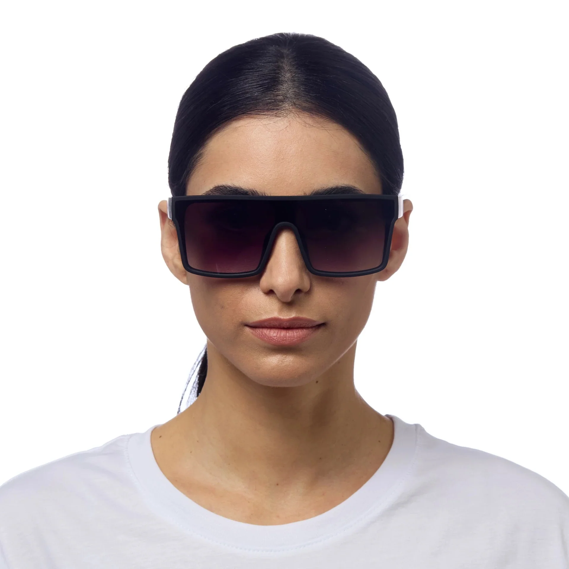 OKKIA Tokyo Occhiali da Sole Unisex Squadrato Nero - Image 3