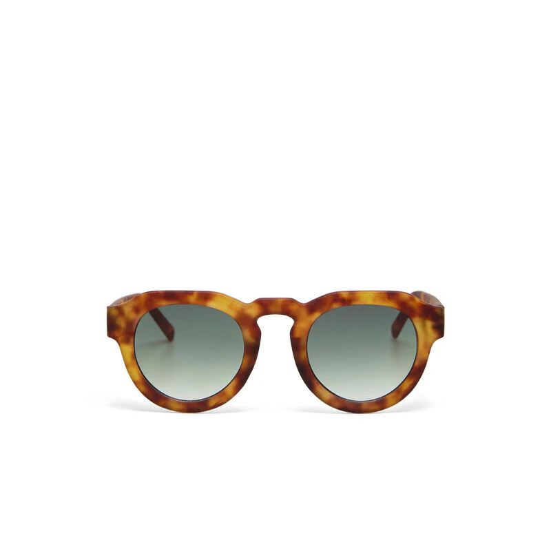OKKIA Zeno Occhiali da Sole Unisex Tondo Sahara Avana Gradiente Verde - Image 6
