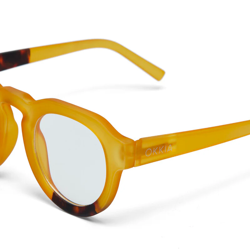 OKKIA Zeno Round Occhiali da Lettura Unisex Giallo +2.50 - Image 7