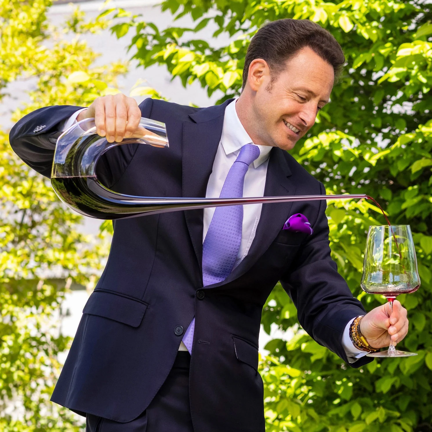 RIEDEL Decanter Winewings 850 Cristallo Fatto a Mano - Image 5