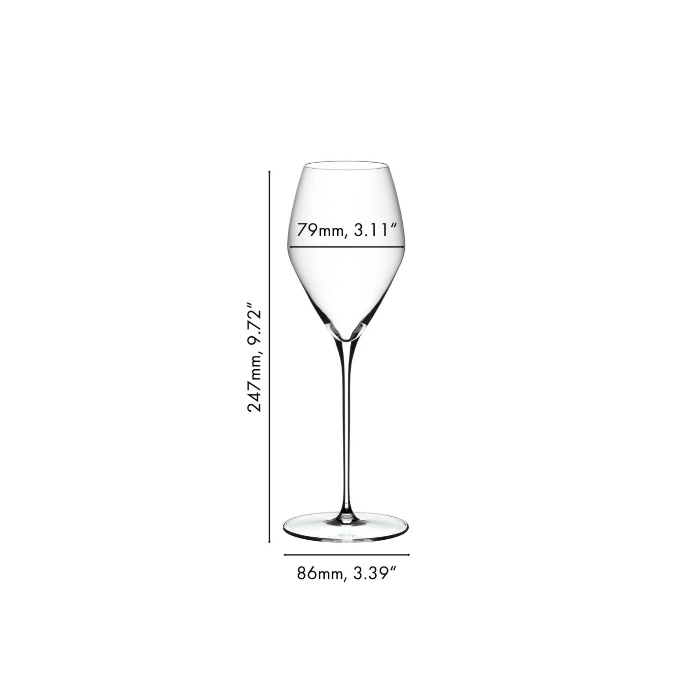 RIEDEL Veloce Bicchiere Calice Sauvignon Blanc Set 2 Pezzi 347ml Cristallo - Image 3