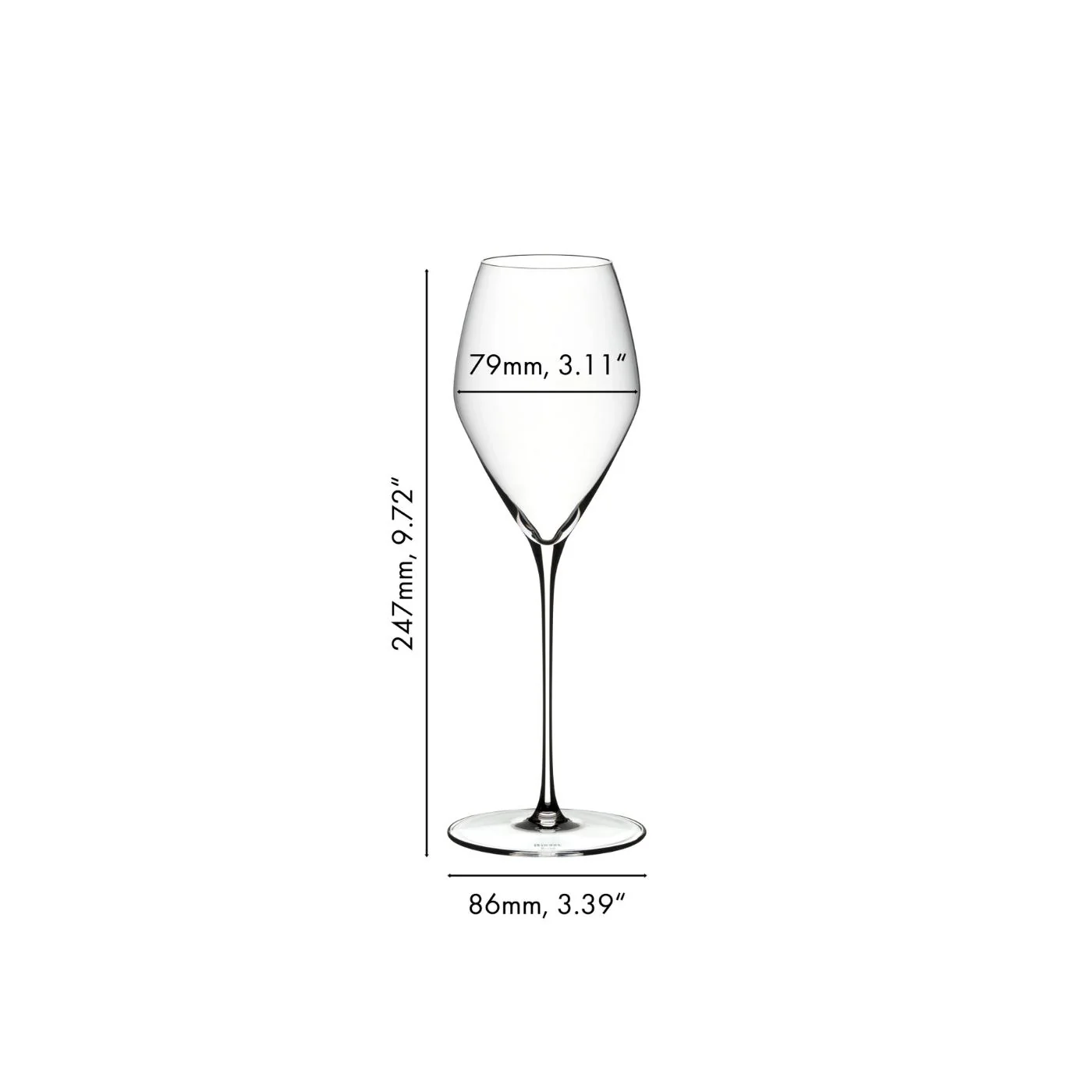 RIEDEL Veloce Bicchiere Calice Rosè Set 2 Pezzi 347ml Cristallo - Image 12