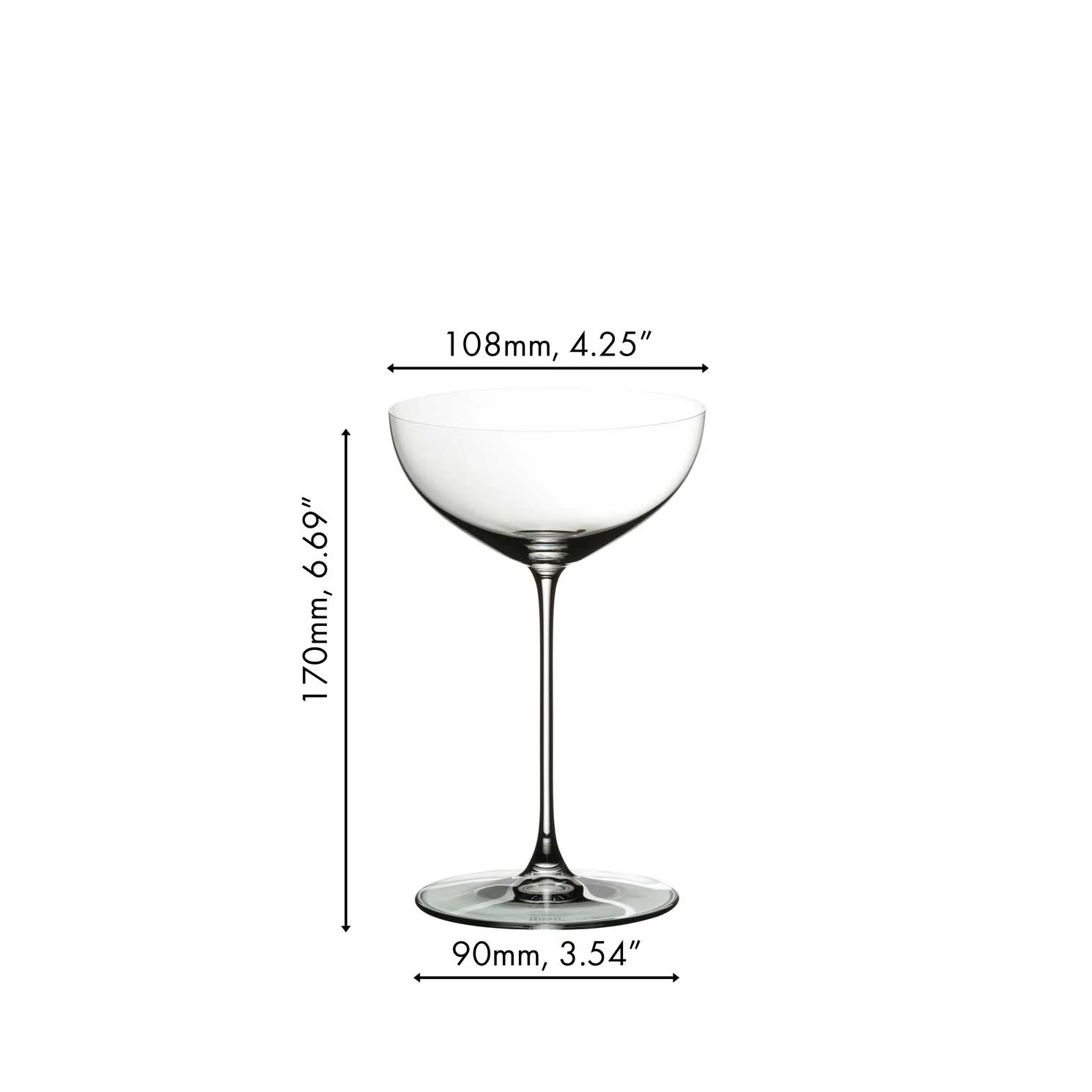 RIEDEL Veritas Coppa Champagne Cocktail Set 2 Pezzi 310ml Cristallo - Image 3