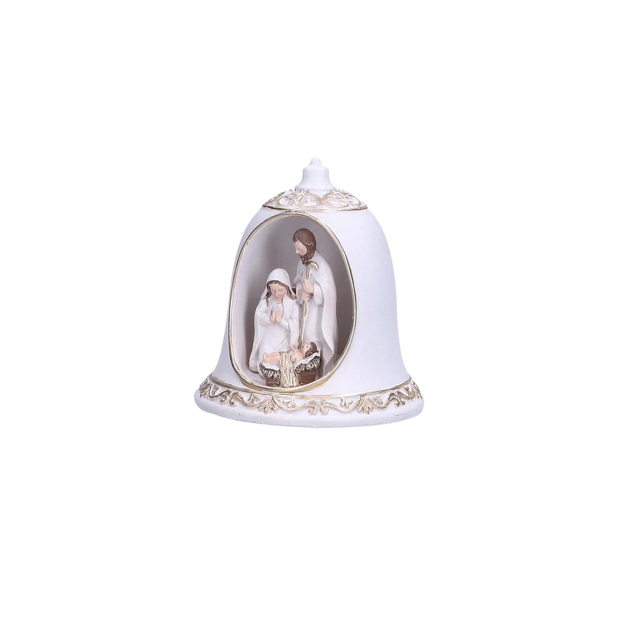 RITUALI DOMESTICI Ennato Campanella Campana Natività con LED Decorazione Natalizia 10cm - Image 2