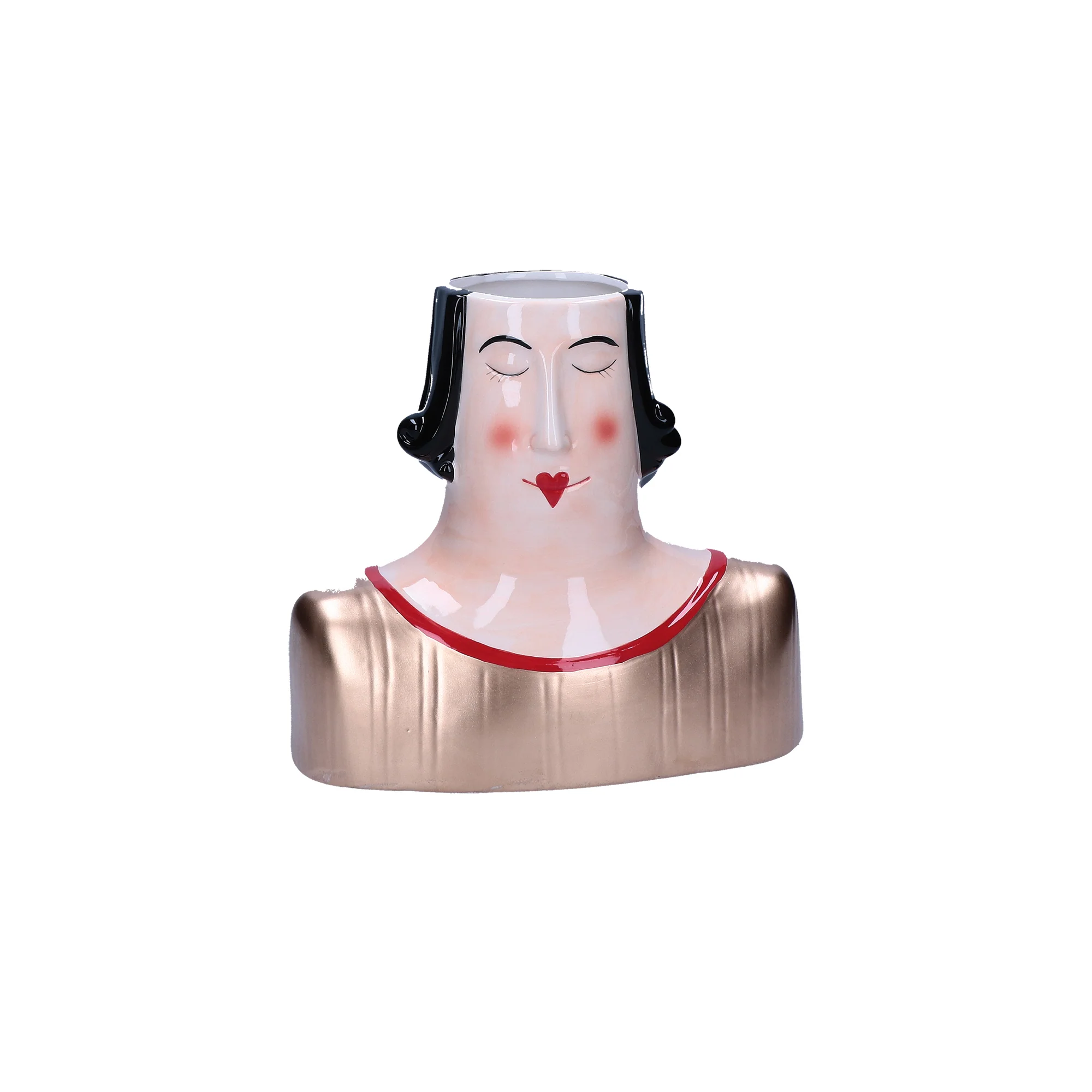 RITUALI DOMESTICI iRobinson Vaso Cachepot Anita 22cm Rosso Ceramica - Image 2