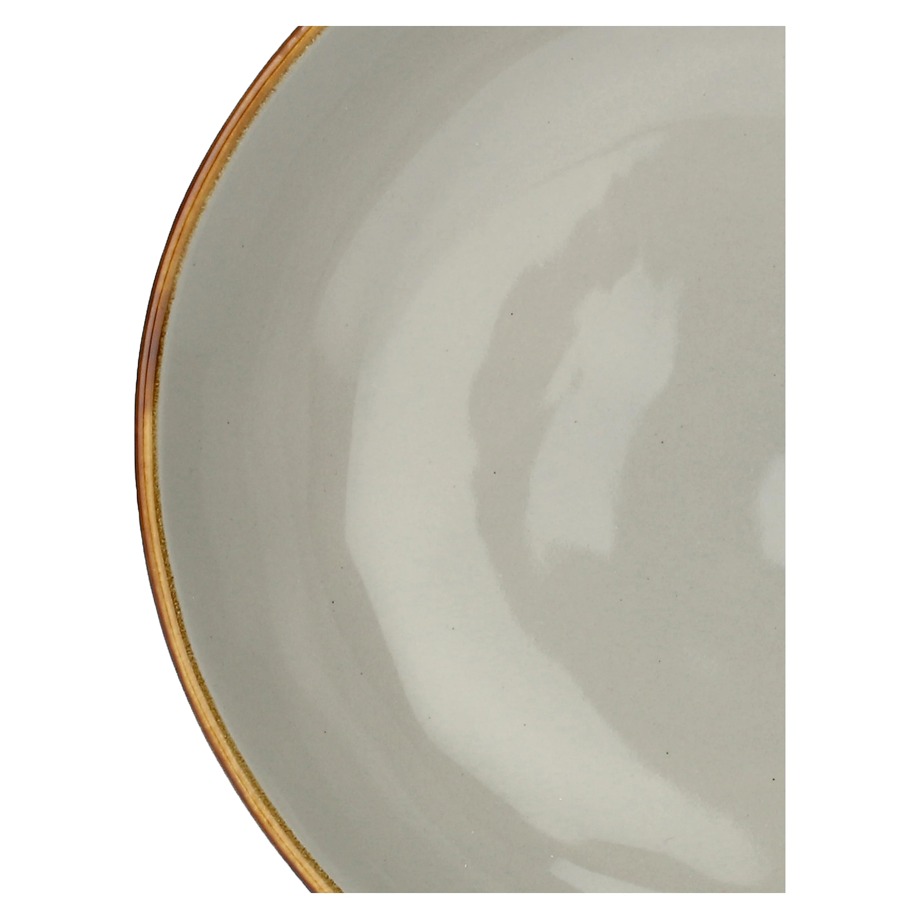 ROSE & TULIPANI Concerto Piatto Fondo Grigio Perla 21cm Set 4 Pezzi Stoneware - Image 4