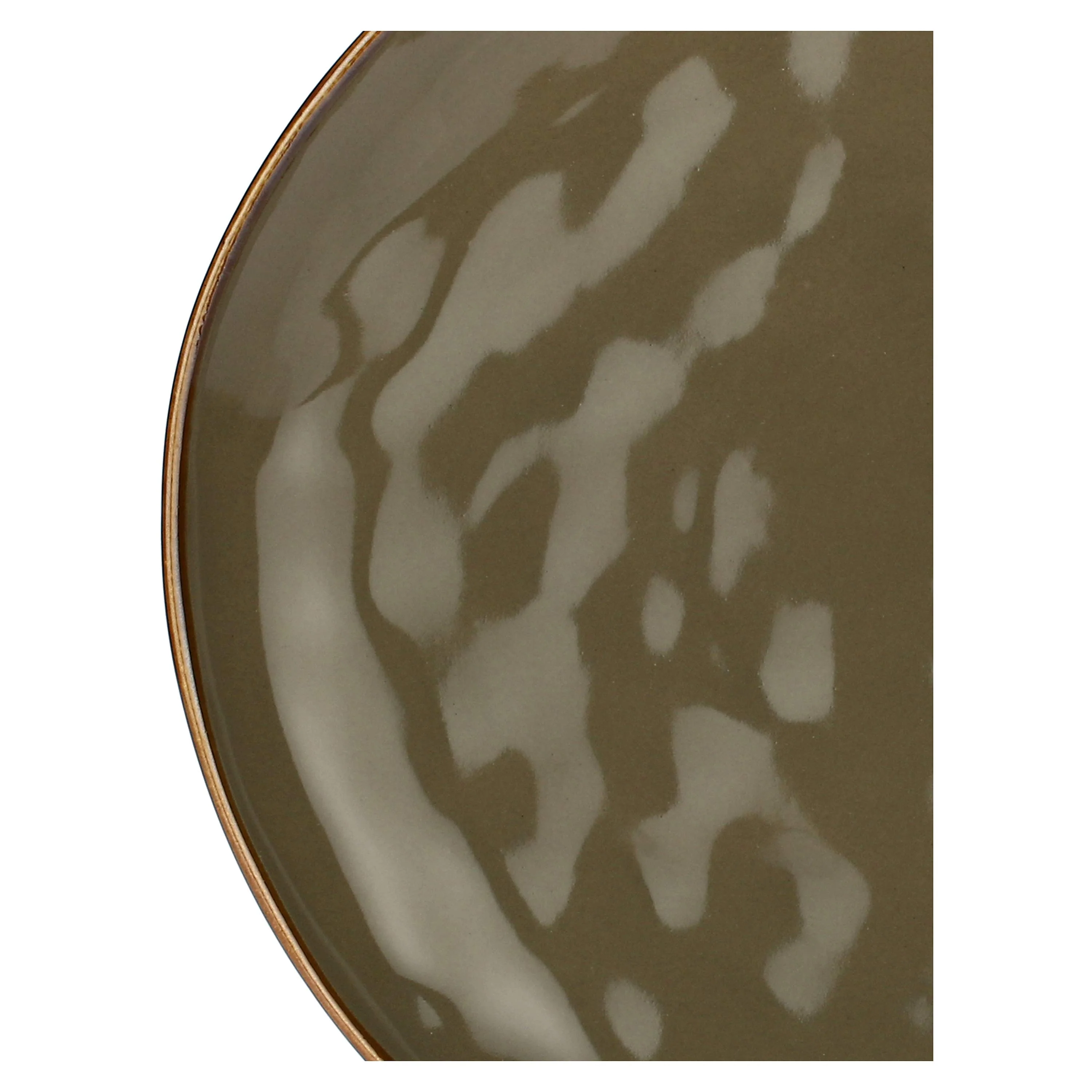ROSE & TULIPANI Concerto Piatto Piano Grigio Tortora 27cm Set 4 Pezzi Stoneware - Image 4