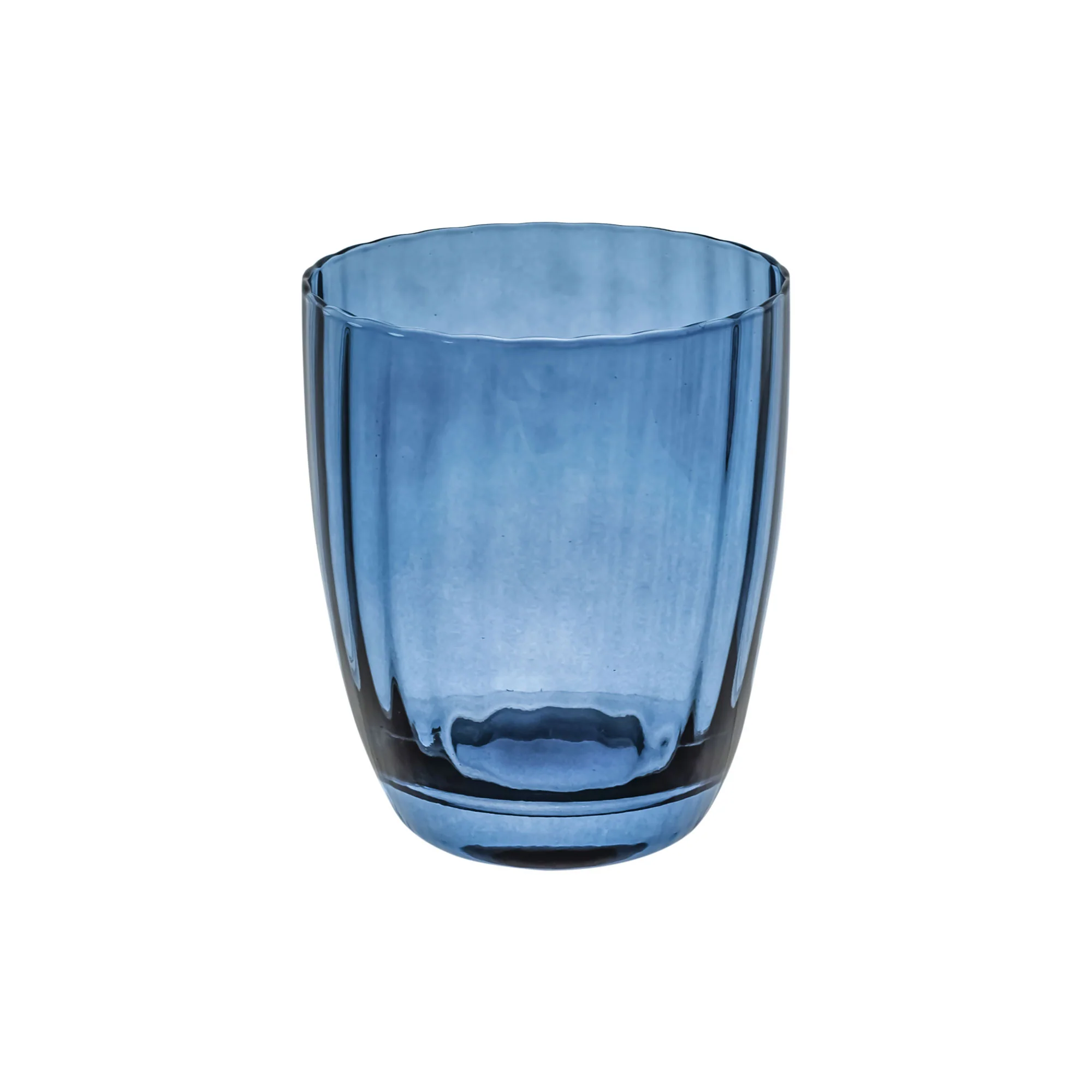 ROSE & TULIPANI Prismia Bicchiere Acqua Set 6 Pezzi 310ml Blu Pasta di Vetro - Image 2