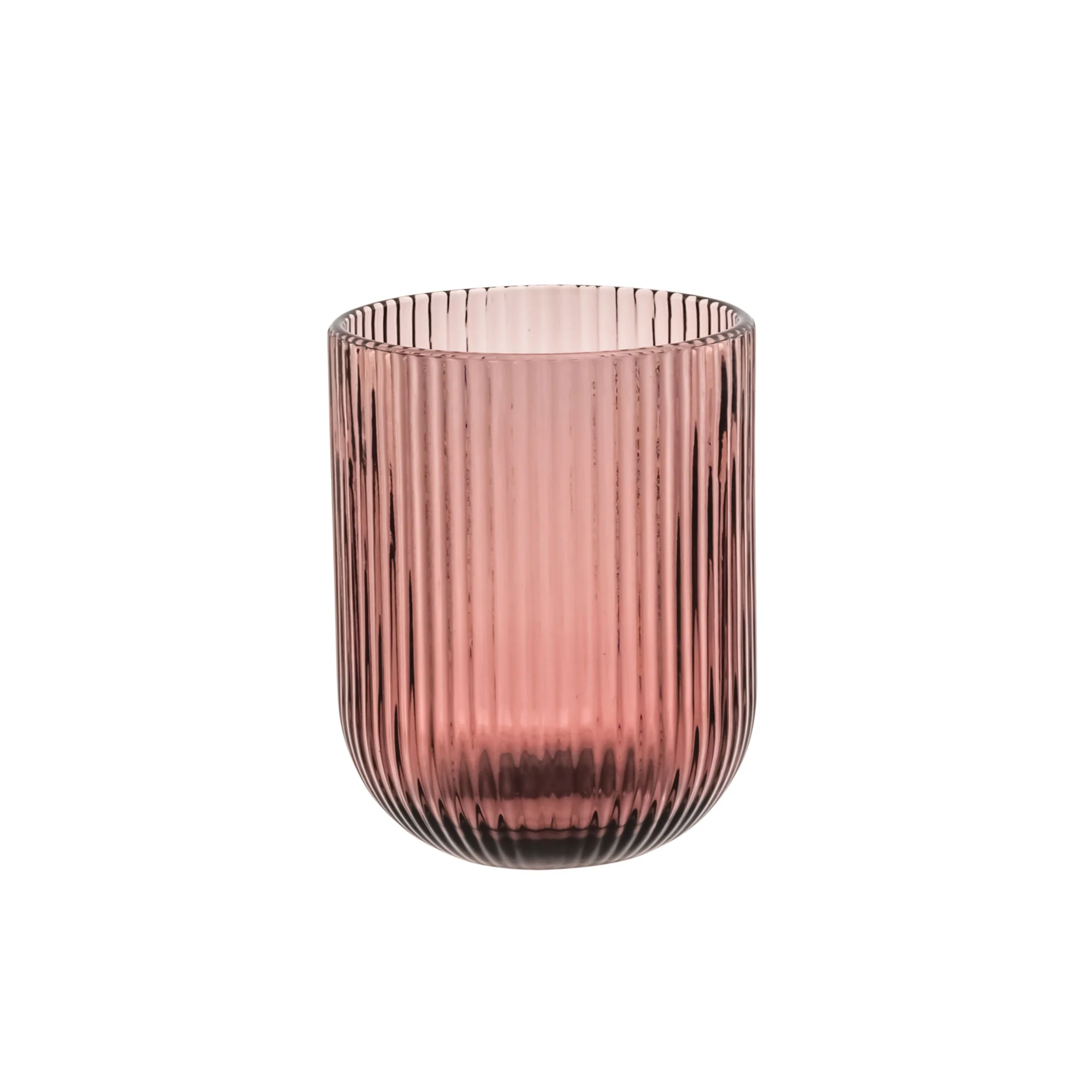 ROSE & TULIPANI Twisty Bicchiere Acqua Set 6 Pezzi 260ml Rosa Vetro - Image 2