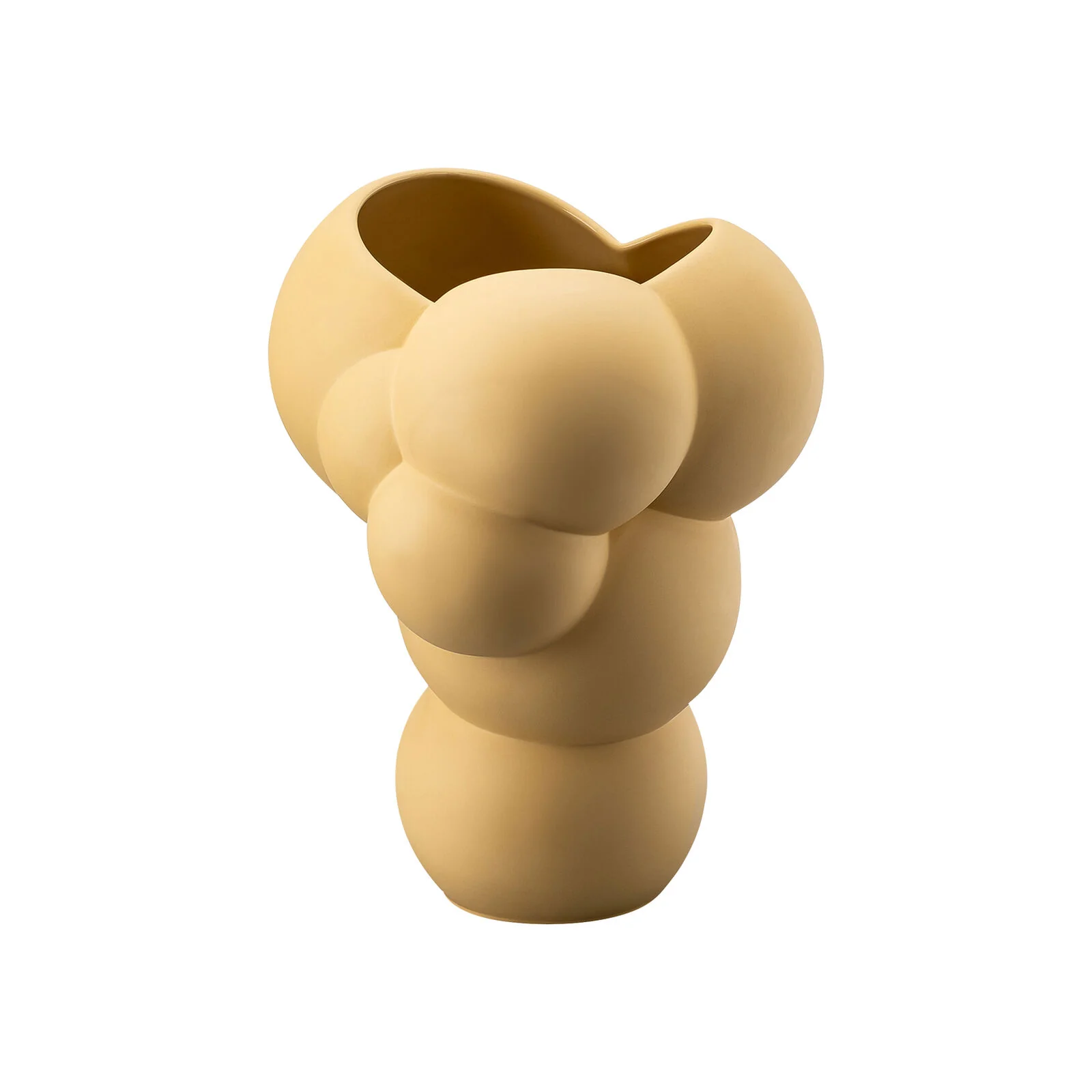 ROSENTHAL Design Vases Skum Fossil 26cm Giallo Porcellana - Image 3