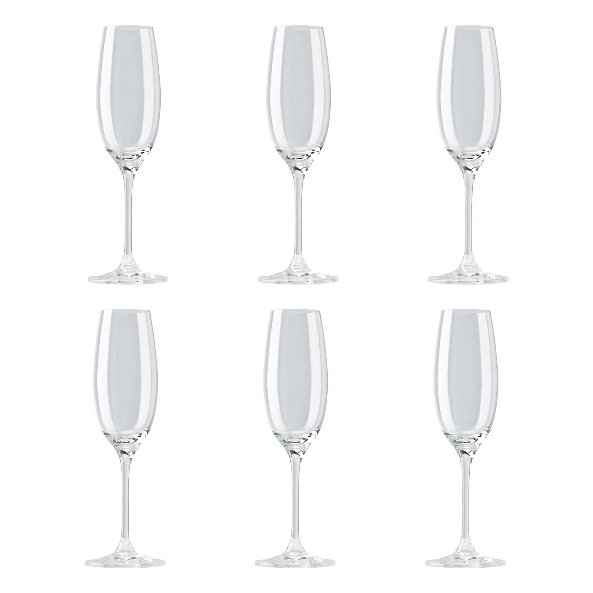ROSENTHAL DiVino Calice Flute Champagne Set 6 Pezzi 220ml Cristallo